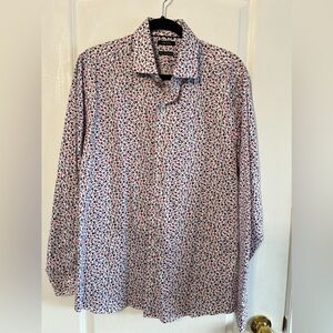 R&W Men’s Floral Dress Shirt